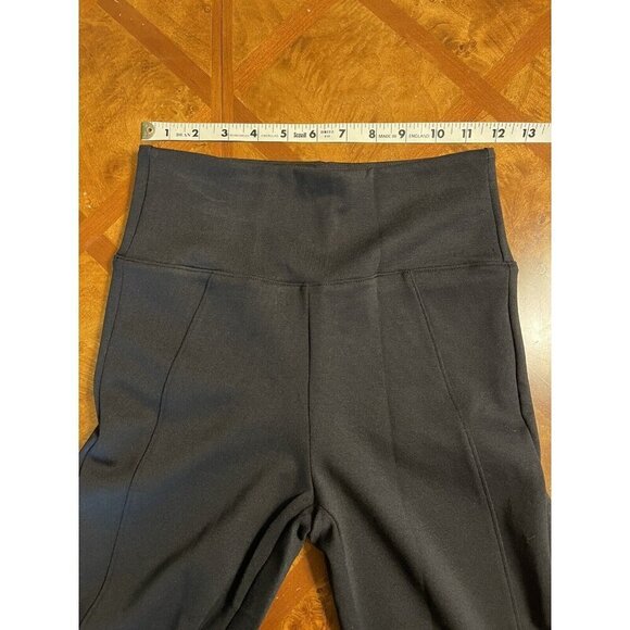 ASSETS BY SPANX Black Tapered Stretchy Knit Shaping Slimming Pants Leggings S - Picture 4 of 7